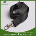 Hot vendendo poliéster preto personalizado barato lanyards